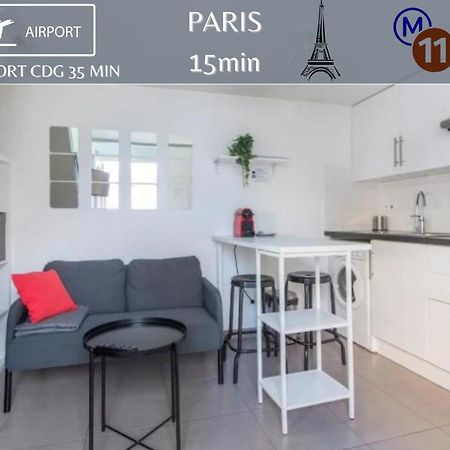 Benfleet 4 Cosy Studio Proche Paris Apartment Romainville Bagian luar foto